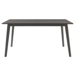 Τραπέζι Benson pakoworld MDF σε rustic grey απόχρωση 150x90x75εκ - Image 2
