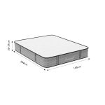 Στρώμα Diamond pakoworld pocket spring+gel memory foam 25-27cm 150x200εκ - Image 6