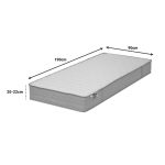 Στρώμα Nemesis pakoworld pocket spring roll pack διπλής όψης aloe vera 20-22cm 90x190εκ - Image 5