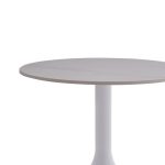 Βοηθητικό τραπέζι Fabron Inart λευκό sintered stone Φ50x52εκ - Image 3