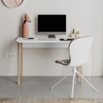 Γραφείο Malia pakoworld σε λευκή-φυσική απόχρωση 120x60.5x75εκ - Image 2