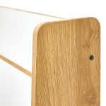 Ραφιέρα Crane pakoworld φυσικό-λευκό mdf 57x34x55εκ - Image 5