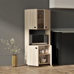Στήλη Guzel pakoworld σε sonoma απόχρωση 60x31.4x140εκ - Image 2