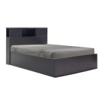 Κρεβάτι  OLYMPUS pakoworld σε χρώμα wenge 120x200εκ