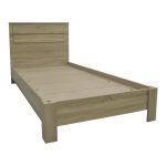 Κρεβάτι OLYMPUS pakoworld σε sonoma απόχρωση 100x200εκ - Image 3