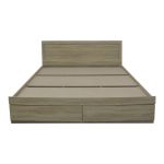 Κρεβάτι Olympus pakoworld με συρτάρι σε sonoma απόχρωση 160x200εκ - Image 5