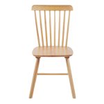 Καρέκλα Melia pakoworld rubberwood σε φυσική απόχρωση 45x51x87εκ - Image 5