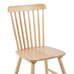 Καρέκλα Melia pakoworld rubberwood σε φυσική απόχρωση 45x51x87εκ - Image 6