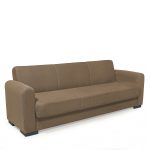 Καναπές Κρεβάτι Τριθέσιος ArteLibre HOMER Μπεζ 226x78x78cm - Image 2