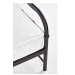 Κρεβάτι ArteLibre LIBERTY Μεταλλικό Sandy Black 209x124x93cm (Στρώμα 120x200cm) - Image 8