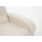Πολυθρόνα Ανακλινόμενη ArteLibre CELAENO Εκρού PU 80x96x97cm - Image 6