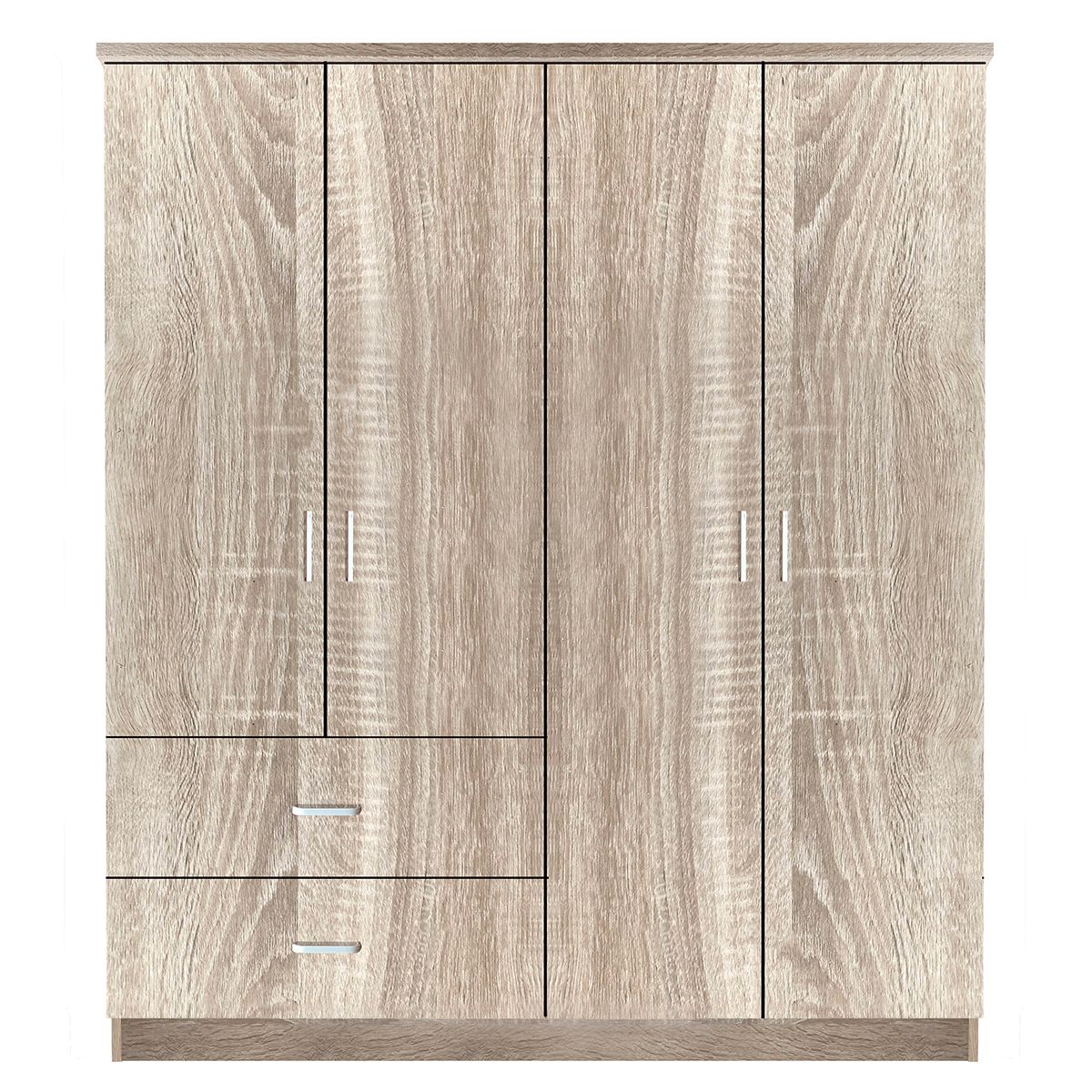 143700211 Ντουλάπα ArteLibre CANDY CANE Φυσικό Χρώμα 160x50x195cm - Image 1