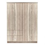 Ντουλάπα ArteLibre HOYA WAX Φυσικό Μοριοσανίδα 119x42x181cm