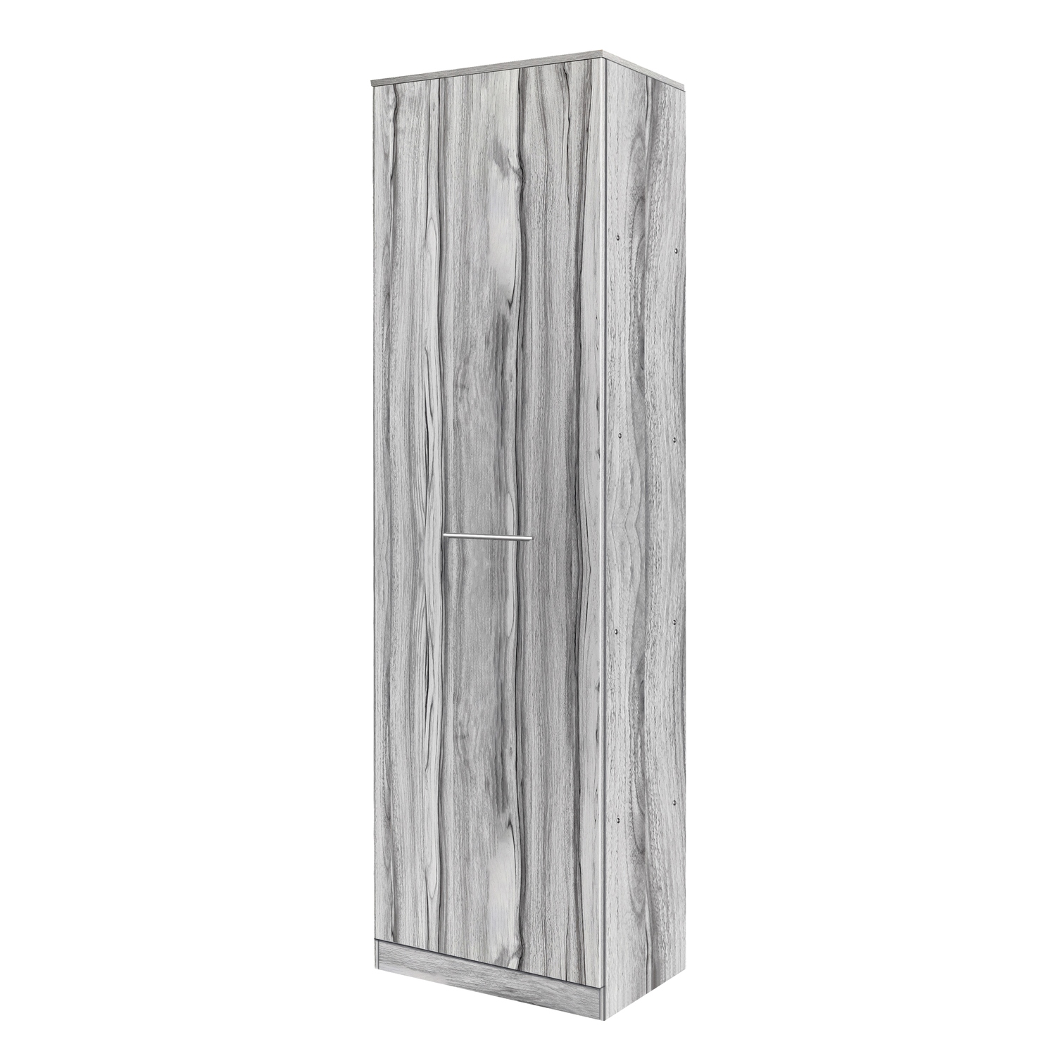 14370118 Ντουλάπα ArteLibre MARGRETE Γκρι Μοριοσανίδα 48x40x180cm - Image 1