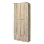Ντουλάπα ArteLibre VESLEMOY Φυσικό Μοριοσανίδα 80x50x195cm