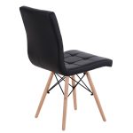 Καρέκλα ArteLibre CUPPLESSUS Μαύρο PU 43x55x86cm - Image 3