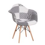 Καρέκλα ArteLibre FALKON Patchwork Ύφασμα/Ξύλο 62x59x82cm - Image 2
