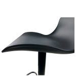 Σκαμπό Bar ArteLibre QUERIDA Μαύρο PP/Μέταλλο 44x45x58/81-79/102cm - Image 7