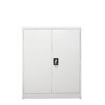 Φοριαμός ArteLibre GONDOLIN Γκρι Ανοιχτό Μέταλλο 90x40x91cm - Image 2