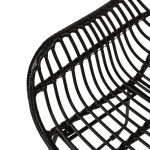 Πολυθρόνα Κήπου ArteLibre KALAMBO Μαύρο Αλουμίνιο/Rattan 56x57x81cm - Image 9