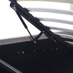 Κρεβάτι Διπλό ArteLibre ACAENA Γκρι Βελούδο 224x182.5x97cm (Στρώμα 160x200cm) - Image 8