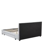 Κρεβάτι Διπλό ArteLibre PRODREAM Γκρι Ύφασμα 206x169x96cm (Στρώμα 160x200cm) - Image 7