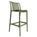 Σκαμπό Bar ArteLibre TAHITI Πράσινο PP 47x38x102cm