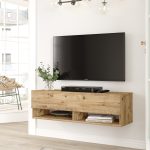 Έπιπλο Τηλεόρασης ArteLibre BEXLEY Πεύκο Μοριοσανίδα 100x31.6x29.6cm - Image 2