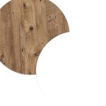 Έπιπλο τηλεόρασης επιτοίχιο Dello pakoworld λευκό-sonoma 180x31.6x29.6εκ - Image 5