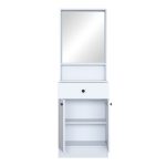 Έπιπλο εισόδου Rockder pakoworld λευκό μελαμίνης 60x35.5x182.8εκ - Image 5