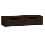 Κονσόλα επιτοίχια Alberto pakoworld σε wenge απόχρωση100x32.5x22εκ