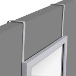 Καθρέπτης πόρτας PWD-0111 pakoworld polyresin-ασημί 34x1.7x94εκ - Image 3