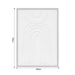 Πίνακας σε καμβά Bobby pakoworld mdf 50x2.6x70εκ - Image 3