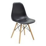 Τραπεζαρία Cuba-Julita pakoworld σετ 5τεμ MDF sonoma-μαύρο-φυσικό 120x70x76εκ - Image 2