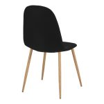 Τραπεζαρία Cuba-Bella pakoworld σετ 5τεμ mdf σε sonoma-ανθρακί απόχρωση 120x70x76cm - Image 3