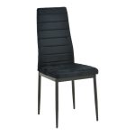 Τραπεζαρία Balou-Parker pakoworld σετ 5τεμ μαύρο Φ100x73εκ - Image 2