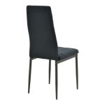 Τραπεζαρία Balou-Parker pakoworld σετ 5τεμ μαύρο Φ100x73εκ - Image 3