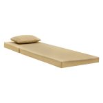 Μαξιλάρι ξαπλώστρας Sadie pakoworld ύφασμα μπεζ 65x185x10εκ - Image 2