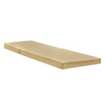 Μαξιλάρι ξαπλώστρας Sadie pakoworld ύφασμα μπεζ 65x185x15εκ - Image 2