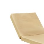 Μαξιλάρι ξαπλώστρας Sadie pakoworld ύφασμα μπεζ 65x185x15εκ - Image 6