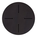 Επιφάνεια τραπεζιού Portico pakoworld HPL wenge Φ60εκ πάχους 12mm - Image 2