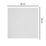 Επιφάνεια τραπεζιού Sizzle pakoworld Werzalit ανθρακί cement 80x80εκ πάχους 35mm - Image 4