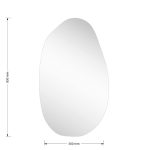 Καθρέπτης Frameless 2 pakoworld  50x1.2x85εκ - Image 3