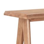 Τραπέζι Bar Winslow pakoworld ξύλο rubberwood ανοικτό καρυδί 120x45x100εκ - Image 2