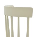 Καρέκλα Larus pakoworld φυσικό ξύλo rubberwood ανθρακί-λευκό 50x49x90εκ. - Image 5