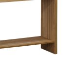 Κονσόλα Focused pakoworld MDF φυσικό 120x35x74εκ - Image 4