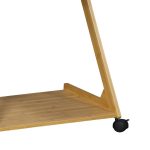 Βοηθητικό τραπέζι Fit pakoworld MDF φυσικό 50x39x59εκ - Image 4