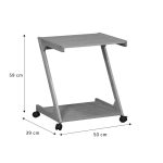 Βοηθητικό τραπέζι Fit pakoworld MDF φυσικό 50x39x59εκ - Image 5