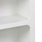 Βιβλιοθήκη-ραφιέρα Emersi pakoworld mdf σε λευκή απόχρωση 70x35x100εκ - Image 5