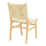 Καρέκλα Arten pakoworld σχοινί-rubberwood σε φυσική απόχρωση 60x55x85εκ - Image 2